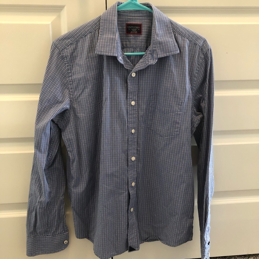 UNTUCKit Men’s Button Down Shirt 🤩 Medium Slim Fit